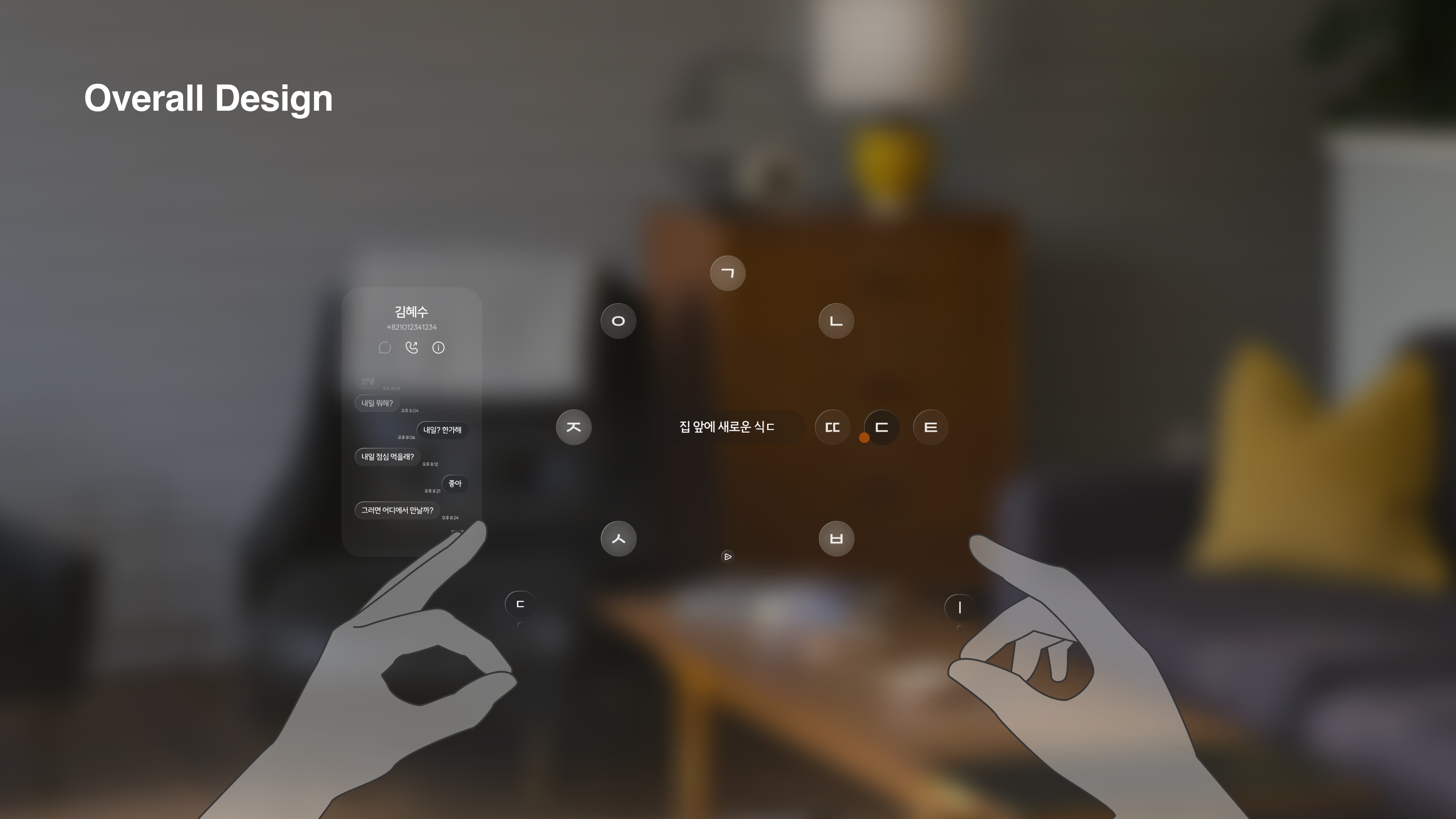 O-K Text: Hangul Input System in Head Mounted Display Utilizing Gaze and Hand Gestures